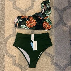 Cupshe high waisted bikini Large